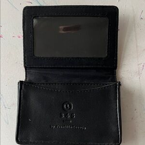 🖤 SOS by Franklin convoy Black Slim Wallet / ID Holder